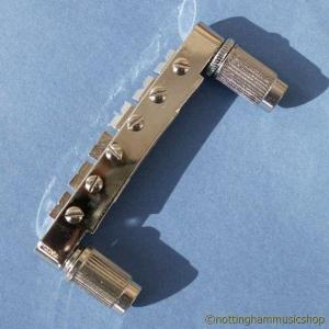 NICKEL TUNE-O-MATIC BRIDGE + POSTS FOR LES PAUL ELECTRIC GUITAR